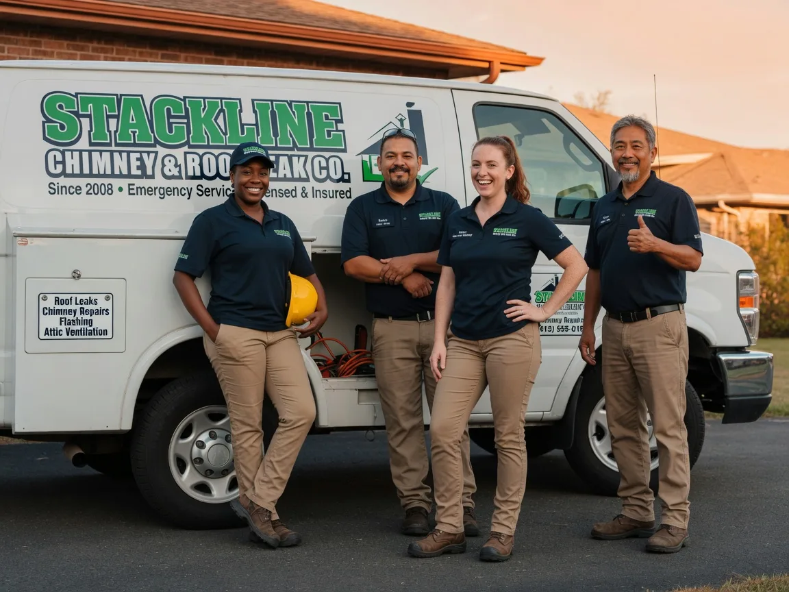 Chimney flashing repair company in Franklin, KS